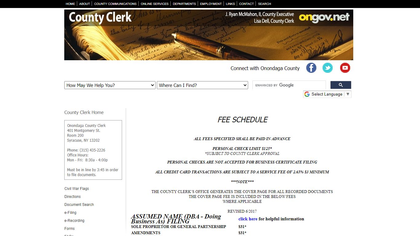 Onondaga County Clerk